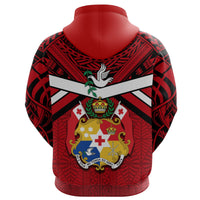 Tonga Rugby Zip Hoodie Mate Maa Tonga - Polynesian Pride