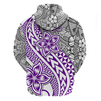 Traditional Polynesian Tribal Tattoo Retro Couple Hoodie Purple LT9 - Polynesian Pride