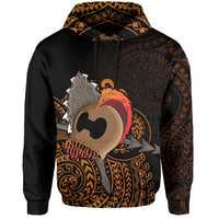 Polynesian Warrior Helmet Kanaka Maoli Hawaii Hoodie - Polynesian Pride