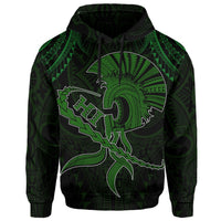 Hawaii Warrior Kanaka Polynesian Hoodie Rob Style - Polynesian Pride