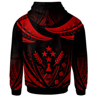 Kosrae Zip up Hoodie Polynesian Tribal Tattoo - Polynesian Pride