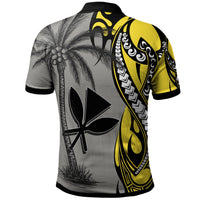 Kanaka Maoli Polo Shirt Classical Coconut Tree - Polynesian Pride