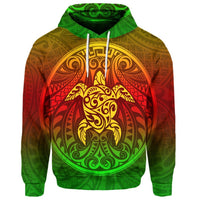 Custom Kanaka Maoli Turtle Polynesian Hoodie - Polynesian Pride