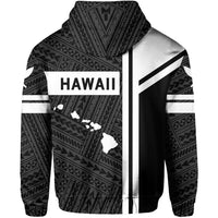 Kanaka Polynesian Hoodie White Morale Style - Polynesian Pride