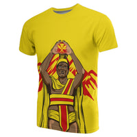 King Kanaka Kauka T Shirt Yellow - Polynesian Pride