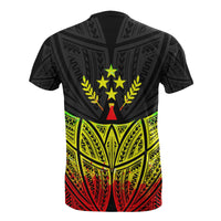 Kosrae Polynesian T Shirt Reggae Pride Map And Seal - Polynesian Pride