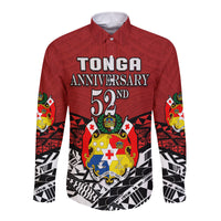 Tonga Long Sleeve Button Shirt Independence Anniversary Special Version 2022 LT14 - Polynesian Pride