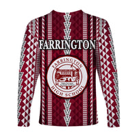 Hawaii Farrington High School Long Sleeve Shirts Simple Style LT8 - Polynesian Pride