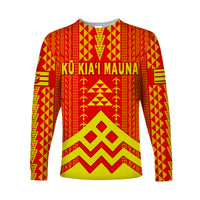 Hawaii Ku Kiai Mauna Long Sleeve Shirts We Are Mauna Kea Unique Vibes LT8 - Polynesian Pride