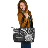 Hawaii Leather Tote - Cross Style - Polynesian Pride