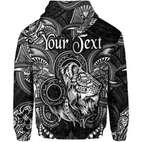 Custom Leo Zodiac Polynesian Zip Hoodie Unique Style Black LT8 - Polynesian Pride