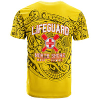 Hawaii T Shirt Lifeguard North Shore MAUI Hawaii Unique Yellow - Polynesian Pride