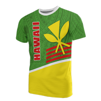 Polynesian Hawaii T Shirt Hawaiian Kanaka Maoli Unisex GREEN - Polynesian Pride