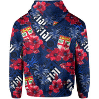 Fiji Hibiscus Hoodie Hawaii Style No.2 LT6 - Polynesian Pride