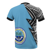 Federated States of Micronesia Pattern All Over T Shirt F S M Flag Seal Polynesian Tattoo - Polynesian Pride