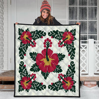 Hawaii Quilt - Hibiscus Quilting Premium Quilt - AH - Polynesian Pride