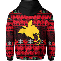 Papua New Guinea Christmas Zip Hoodie LT6 - Polynesian Pride