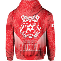 Mate Maa Tonga Rugby Zip Hoodie Polynesian Style - Polynesian Pride