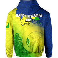 Malampa Day Zip Hoodie Sand Drawing of Vanuatu LT6 - Polynesian Pride