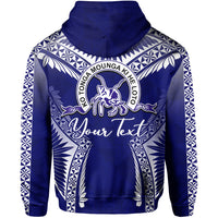 Custom Tupou College Hoodie Blue Style LT6 - Polynesian Pride