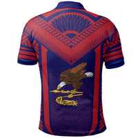 American Samoa Coat Of Arms Polynesian Polo Active - Polynesian Pride