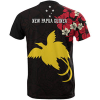 Papua New Guinea T Shirts Papua New Guinea Flag Hibiscus - Polynesian Pride