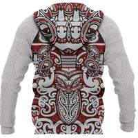 New Zealand Rugby Hoodie, Warriors Maori Tattoo Hoodie - Polynesian Pride
