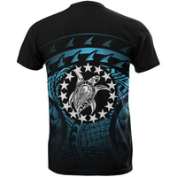 Cook islands Turtle T Shirt (Turquoise) - Polynesian Pride