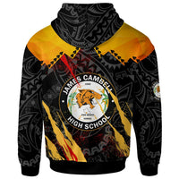 Hawaii Polynesian Hoodie James Campbell High School Polynesian Pattern LT10 - Polynesian Pride