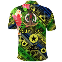 Custom Vanuatu Malampa Polo Shirt Independence Be Proud LT8 - Polynesian Pride
