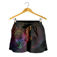 Marshall Islands Women's Shorts - Butterfly Polynesian Style - Polynesian Pride
