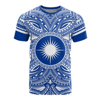 Marshall Islands All T Shirt Marshall Islands Coat Of Arms Polynesian Flag Color Unisex Blue - Polynesian Pride