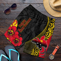 Papua New Guinea Men Short Vibe Style LT6 Black - Polynesian Pride