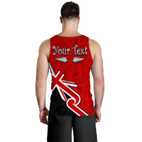 (Custom Personalised) Waitangi Men Tank Top Aotearoa Tino Rangatiratanga Flag with Silver Fern LT9 - Polynesian Pride