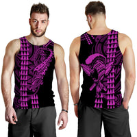 Hawaii Polynesian Warrior Kakau Men Tank Top-Purple LT6 - Polynesian Pride