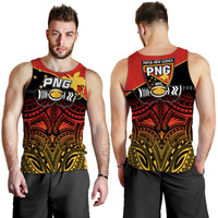 PNG Rugby The Kumuls Men Tank Top LT6 - Polynesian Pride