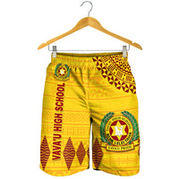Tonga Vava'u High School Men Short Simple Style - Yellow LT8 - Polynesian Pride
