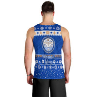 Marshall Islands Christmas Men Tank Top Simple Style LT8 - Polynesian Pride
