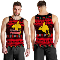 Papua New Guinea Christmas Men's Tank Top LT6 - Polynesian Pride