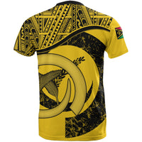 Vanuatu T Shirt Vanuatuan Flag Yellow A02 - Polynesian Pride