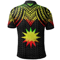 Nauru Custom Polo Shirt Polynesian Armor Style Reagge - Polynesian Pride