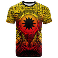Nauru T Shirt Circle Pattern Yellow Unisex Yellow - Polynesian Pride