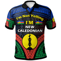 New Caledonia Polo Shirt Custom IM NEW CALEDONIAN Style Polo Shirt Art - Polynesian Pride