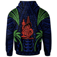 New Caledonia Zip up Hoodie Blood Runs Through My Veins Style Flag - Polynesian Pride