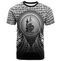 New Caledonia T Shirt Circle Pattern Black Unisex Black - Polynesian Pride