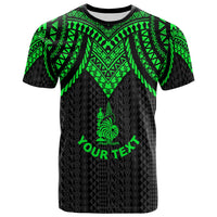 New Caledonia Custom T Shirt Polynesian Armor Style Green Unisex Art - Polynesian Pride