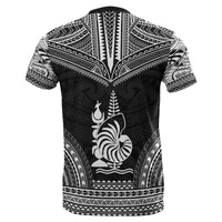 New Caledonia All Over T Shirt New Caledonia Coat Of Arms Polynesian Tattoo - Polynesian Pride