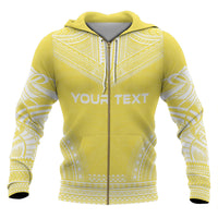 New Caledonia Polynesian Chief Custom Zip up Hoodie Flag Version - Polynesian Pride