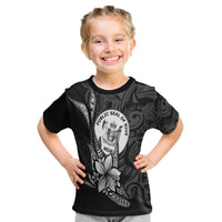 Niue T Shirt Fish With Plumeria Flowers Style - Polynesian Pride