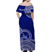 (Custom Text And Number) Tonga Polynesian Matching Hawaiian Shirt and Dress Lavengamalie College with Ngatu Pattern Class Of Year LT14 - Polynesian Pride